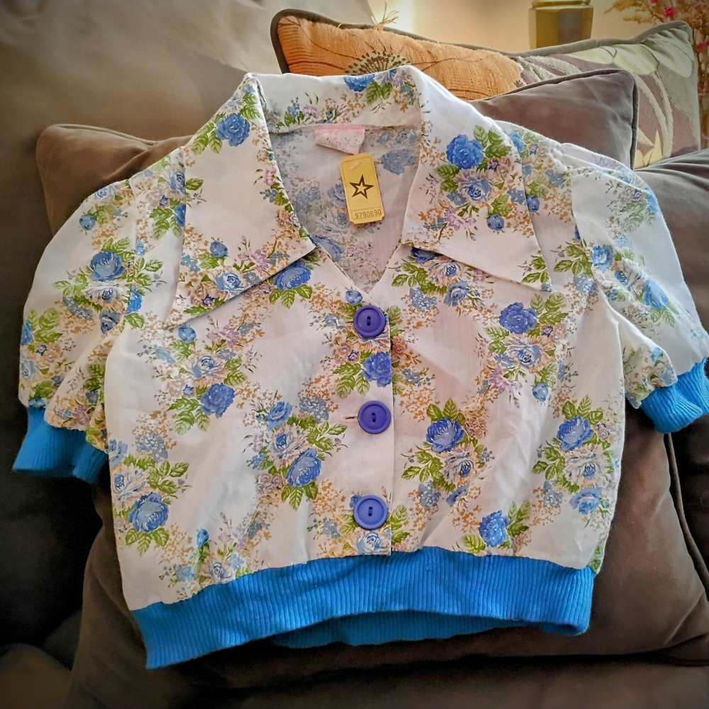 Floral Cropped Blouse